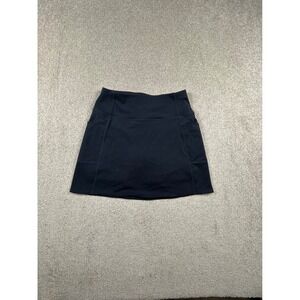 Skechers Los Angeles Womens XS Black Active Skort Side Pockets Tennis Golf Skirt